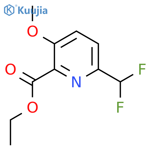Ethyl 6-(difluoromethyl)-3-methoxypyridine-2-carboxylate structure