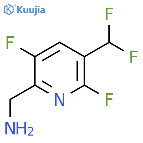 2-(Aminomethyl)-3,6-difluoro-5-(difluoromethyl)pyridine structure