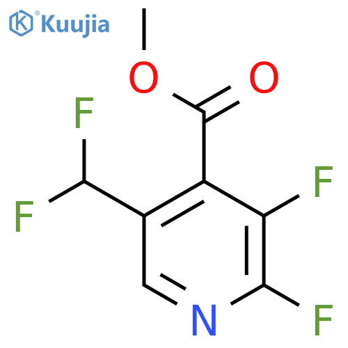 Methyl 2,3-difluoro-5-(difluoromethyl)pyridine-4-carboxylate structure