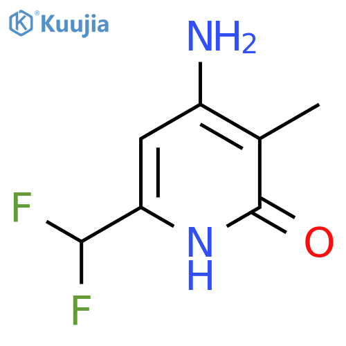 4-Amino-6-(difluoromethyl)-2-hydroxy-3-methylpyridine structure