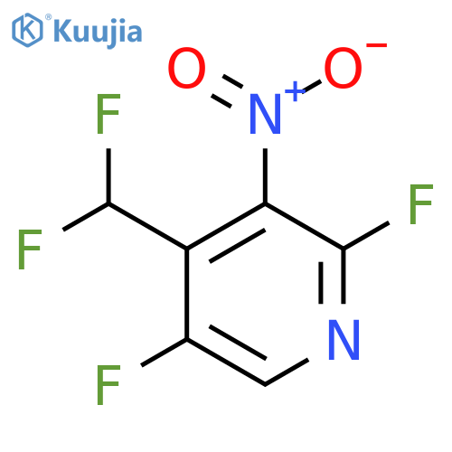 2,5-Difluoro-4-(difluoromethyl)-3-nitropyridine structure