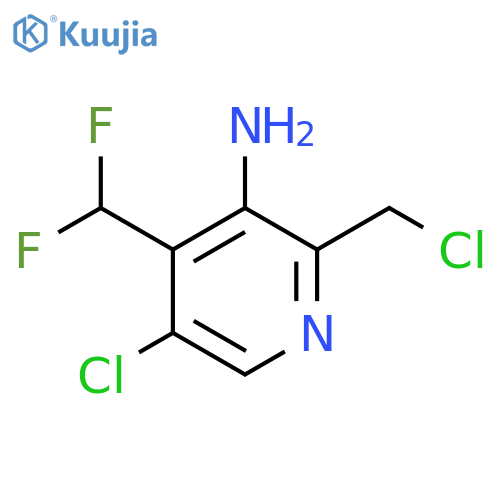 3-Amino-5-chloro-2-(chloromethyl)-4-(difluoromethyl)pyridine structure