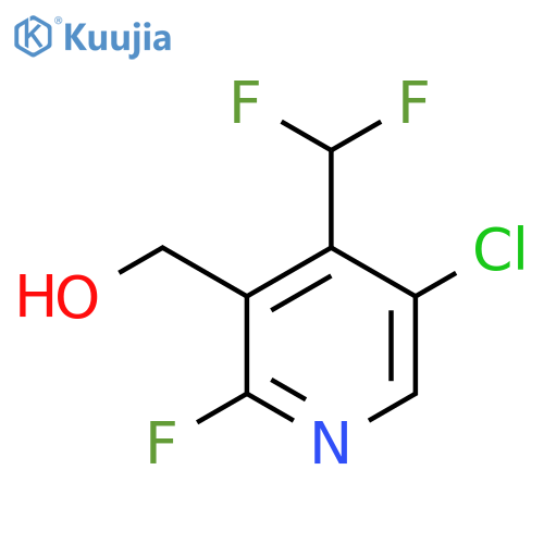 5-Chloro-4-(difluoromethyl)-2-fluoropyridine-3-methanol structure