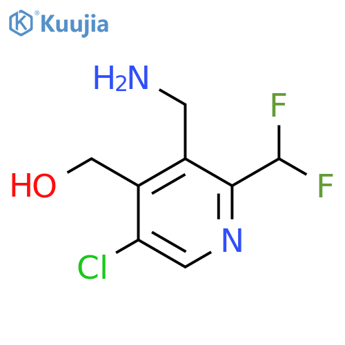 3-(Aminomethyl)-5-chloro-2-(difluoromethyl)pyridine-4-methanol structure