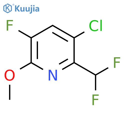 3-Chloro-2-(difluoromethyl)-5-fluoro-6-methoxypyridine structure