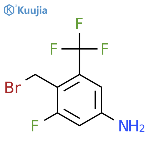 4-Amino-2-fluoro-6-(trifluoromethyl)benzyl bromide structure