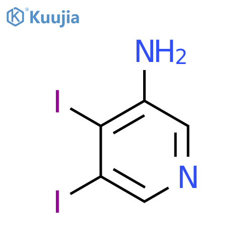 3-Amino-4,5-diiodopyridine structure