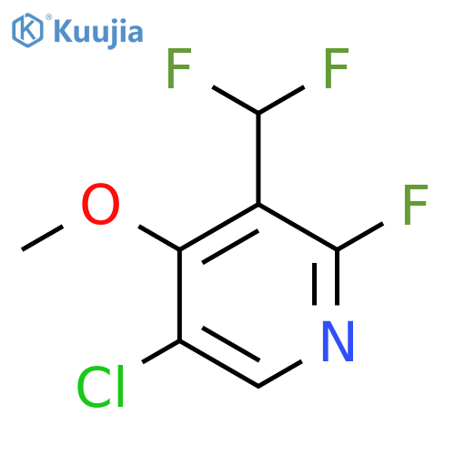 5-Chloro-3-(difluoromethyl)-2-fluoro-4-methoxypyridine structure