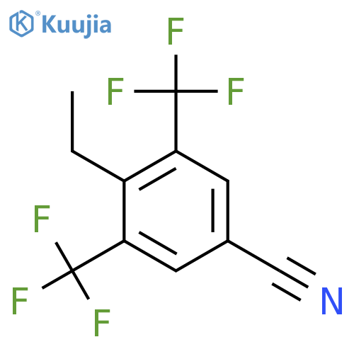 3,5-Bis(trifluoromethyl)-4-ethylbenzonitrile structure