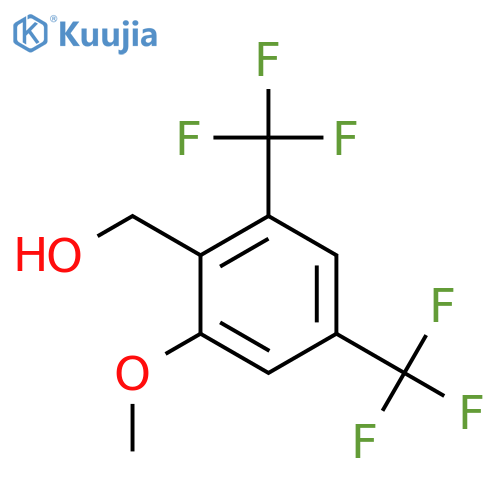 2,4-Bis(trifluoromethyl)-6-methoxybenzyl alcohol structure