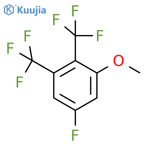 2,3-Bis(trifluoromethyl)-5-fluoroanisole structure