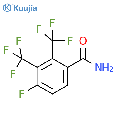 2,3-Bis(trifluoromethyl)-4-fluorobenzamide structure