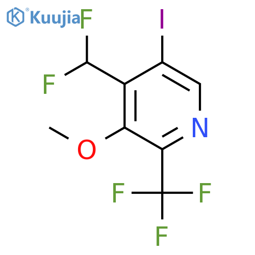 4-(Difluoromethyl)-5-iodo-3-methoxy-2-(trifluoromethyl)pyridine structure