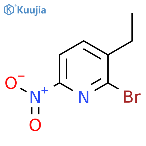 2-Bromo-3-ethyl-6-nitropyridine structure