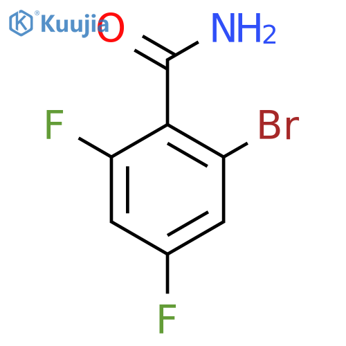 2-Bromo-4,6-difluorobenzamide structure