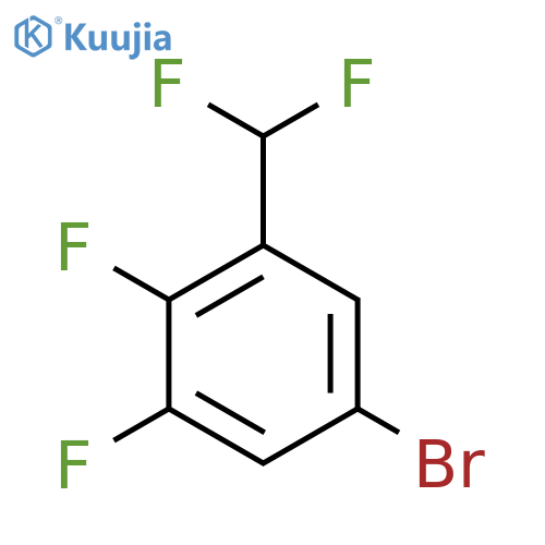 5-bromo-1-(difluoromethyl)-2,3-difluoro-benzene structure