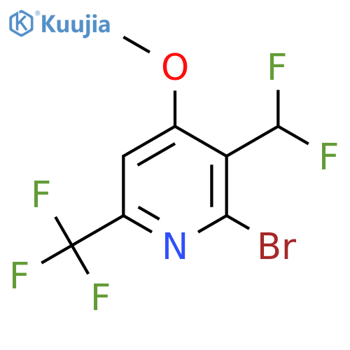 2-Bromo-3-(difluoromethyl)-4-methoxy-6-(trifluoromethyl)pyridine structure