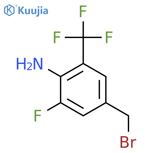 4-Amino-3-fluoro-5-(trifluoromethyl)benzyl bromide structure