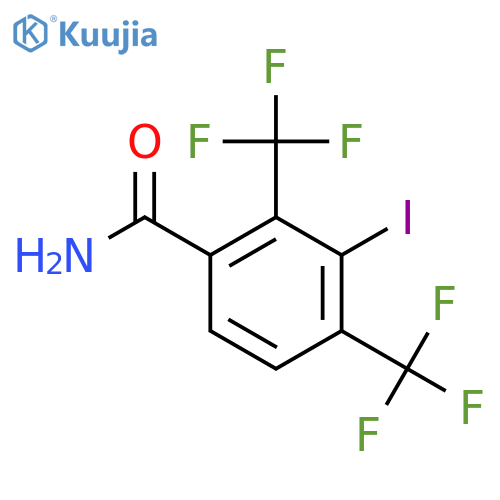 2,4-Bis(trifluoromethyl)-3-iodobenzamide structure