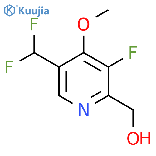 5-(Difluoromethyl)-3-fluoro-4-methoxypyridine-2-methanol structure