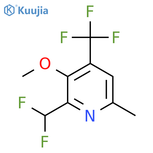 2-(Difluoromethyl)-3-methoxy-6-methyl-4-(trifluoromethyl)pyridine structure