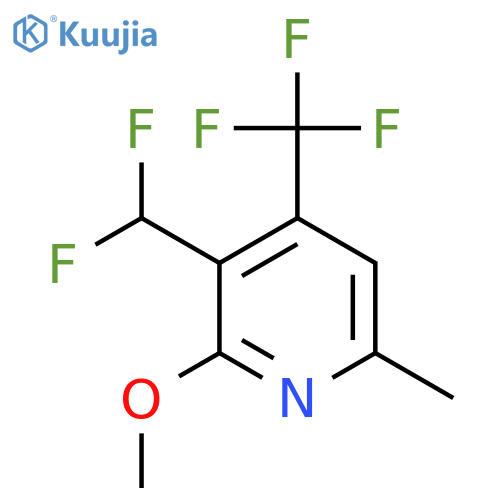 3-(Difluoromethyl)-2-methoxy-6-methyl-4-(trifluoromethyl)pyridine structure