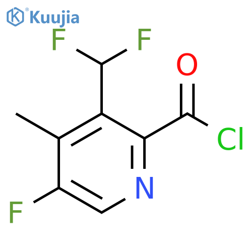 3-(Difluoromethyl)-5-fluoro-4-methylpyridine-2-carbonyl chloride structure
