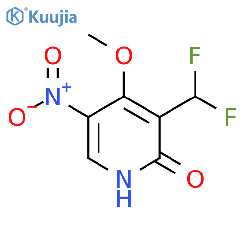 3-(Difluoromethyl)-2-hydroxy-4-methoxy-5-nitropyridine structure