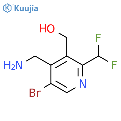 4-(Aminomethyl)-5-bromo-2-(difluoromethyl)pyridine-3-methanol structure