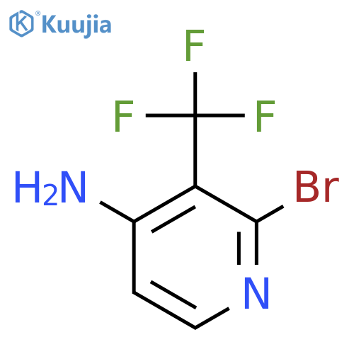 2-Bromo-3-(trifluoromethyl)pyridin-4-amine structure