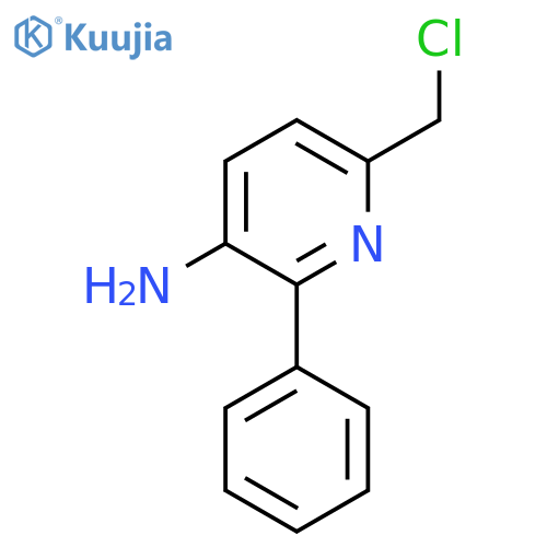 3-Amino-6-chloromethyl-2-phenylpyridine structure