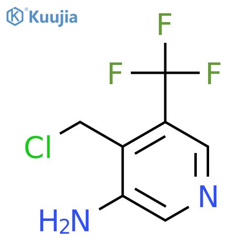 3-Amino-4-chloromethyl-5-(trifluoromethyl)pyridine structure