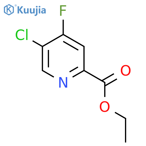 Ethyl 5-chloro-4-fluoropicolinate structure