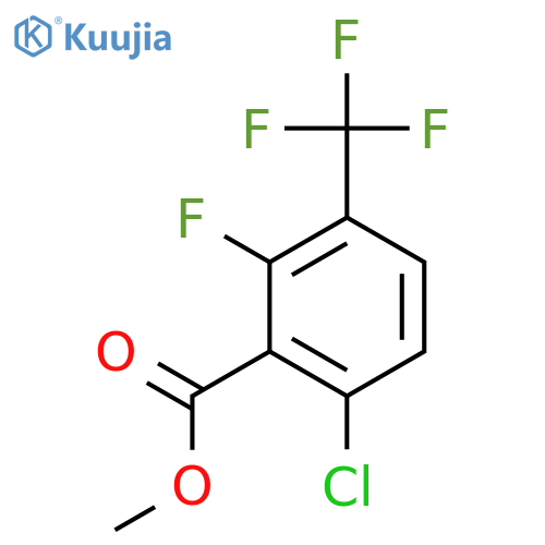Methyl 6-chloro-2-fluoro-3-(trifluoromethyl)benzoate structure