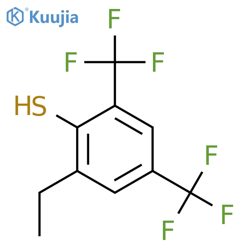 2,4-Bis(trifluoromethyl)-6-(ethyl)thiophenol structure