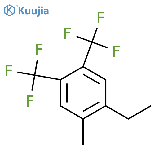 4,5-Bis(trifluoromethyl)-2-ethyltoluene structure