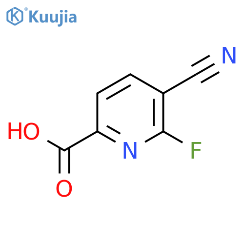 5-Cyano-6-fluoropicolinic acid structure