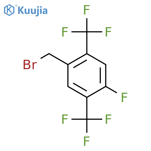 2,5-Bis(trifluoromethyl)-4-fluorobenzyl bromide structure