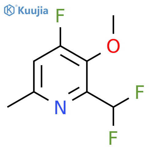 2-(Difluoromethyl)-4-fluoro-3-methoxy-6-methylpyridine structure