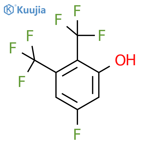 2,3-Bis(trifluoromethyl)-5-fluorophenol structure