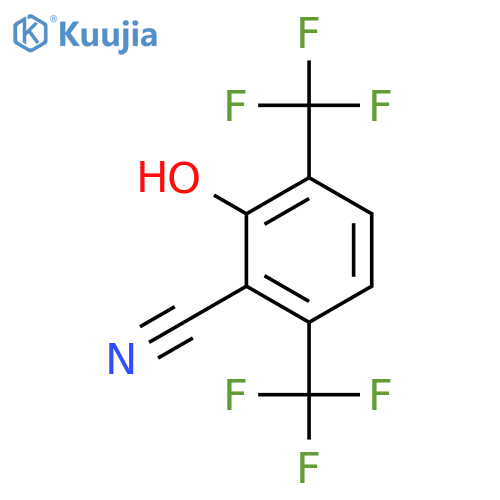 3,6-Bis(trifluoromethyl)-2-hydroxybenzonitrile structure