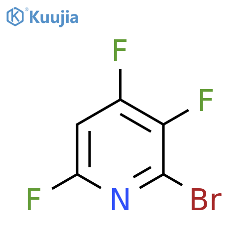 2-Bromo-3,4,6-trifluoropyridine structure