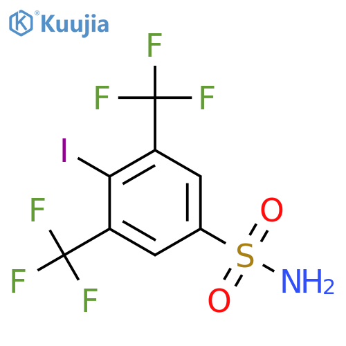 3,5-Bis(trifluoromethyl)-4-iodobenzenesulfonamide structure