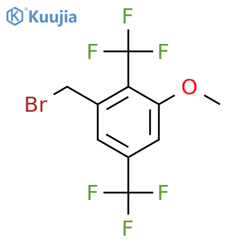 2,5-Bis(trifluoromethyl)-3-methoxybenzyl bromide structure