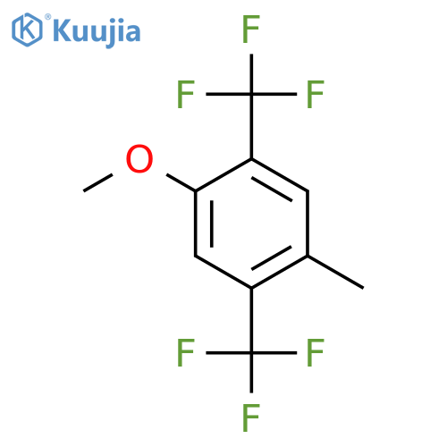 2,5-Bis(trifluoromethyl)-4-methylanisole structure