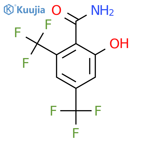 2,4-Bis(trifluoromethyl)-6-hydroxybenzamide structure
