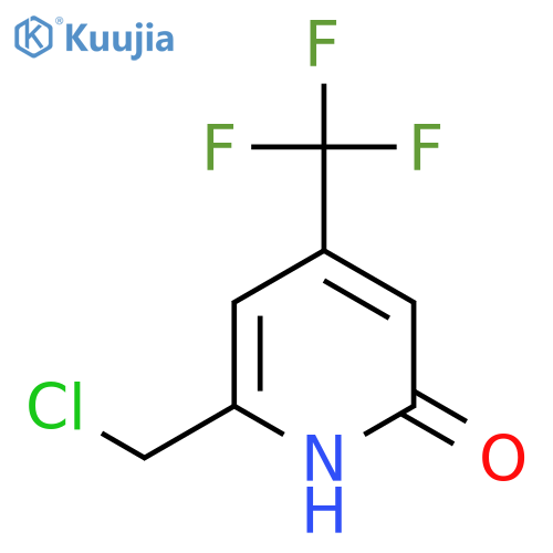 2-Chloromethyl-6-hydroxy-4-(trifluoromethyl)pyridine structure