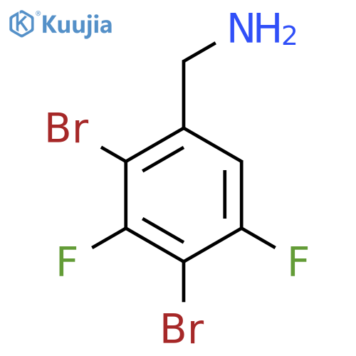 2,4-Dibromo-3,5-difluorobenzylamine structure