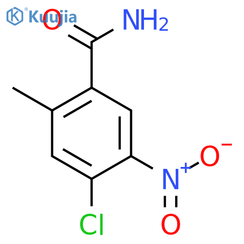 4-Chloro-2-methyl-5-nitrobenzamide structure