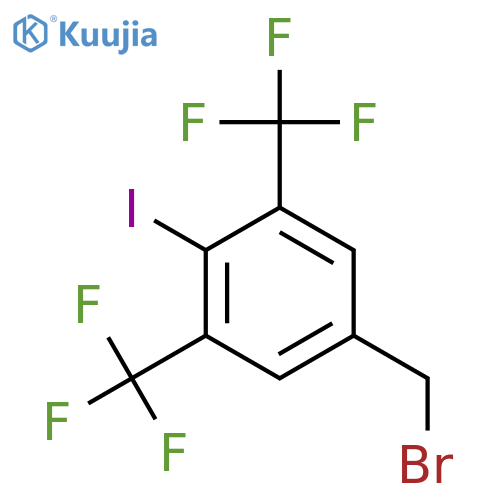3,5-Bis(trifluoromethyl)-4-iodobenzyl bromide structure